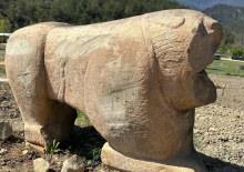 Roma d&ouml;nemine ait aslan heykeli ele ge&ccedil;irildi