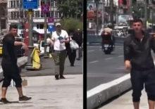 İstanbul'da turistlere hayasızca hareket eden iki kişi yakalandı!