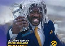 Turkcell&rsquo;in 'Shaq diye 5G' reklamına Kristal Elma&rsquo;dan 5 Kristal Elma, 2 b&uuml;y&uuml;k &ouml;d&uuml;l