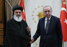 Cumhurbaşkanı Erdoğan, S&uuml;ryani Ortodoks Kilisesi Patriği'ni kabul etti