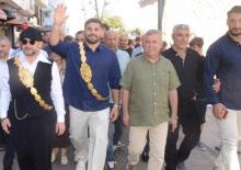 Kırkpınar şampiyonu Taş'a memleketinde g&ouml;rkemli karşılama