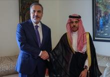 Bakan Fidan Suudi Arabistanlı mevkidaşı ile g&ouml;r&uuml;şt&uuml;