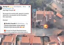 T&uuml;rkiye yangın s&ouml;nd&uuml;rme u&ccedil;ağı g&ouml;ndermişti: İspanyol vatandaştan teşekk&uuml;r! 