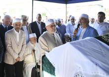 Abdullah Sert Hocaefendi'nin eşi Zehra Sert son yolculuğuna uğurlandı