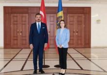AK Parti Genel Başkan Yardımcısı Zorlu Moldova Cumhurbaşkanı tarafından kabul edildi