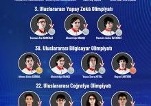 T&uuml;rk &ouml;ğrencilerden 4 uluslararası olimpiyatta 15 madalya!