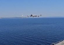 Bayraktar KALKAN DİHA, TCG Anadolu ve TCG Burgazada gemilerinde test u&ccedil;usu ger&ccedil;ekleştirdi