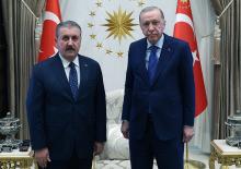 Cumhurbaşkanı Erdoğan, BBP Genel Başkanı Destici'yi kabul etti