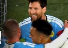 Lionel Messi milli takım kariyerini golle noktaladı