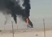 &Uuml;lkenin en b&uuml;y&uuml;k petrol tesisini vurdular: İşte ilk g&ouml;r&uuml;nt&uuml;ler!