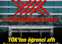 Y&Ouml;K'ten &ouml;ğrenci affı kapsamında yatay ge&ccedil;iş d&uuml;zenlemesi